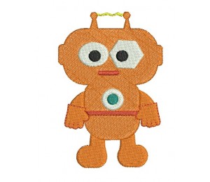 Stickmuster - Roboter Robo 2